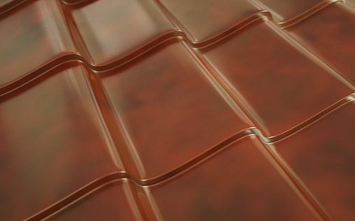 Металлочерепица Супермонтеррей Anticato с покрытием Cloudy 0.5 мм