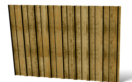 Профнастил С10-1150 (A,B) с покрытием Ecosteel 0.5 мм Сосна (под дерево)