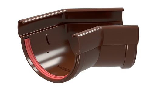 Угол желоба ПВХ 135 градусов Grand Line Дизайн 135/90 RAL 8017