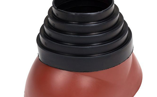 Ворот трубы Vilpe Красный 110-155 мм