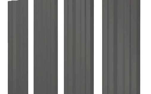 Штакетник Grand Line Twin с покрытием Полиэстер двусторонний 0,45 мм RAL 7024