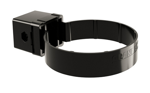 Хомут трубы пластиковый Кликер ПВХ Grand Line Дизайн 135/90 RAL 9005