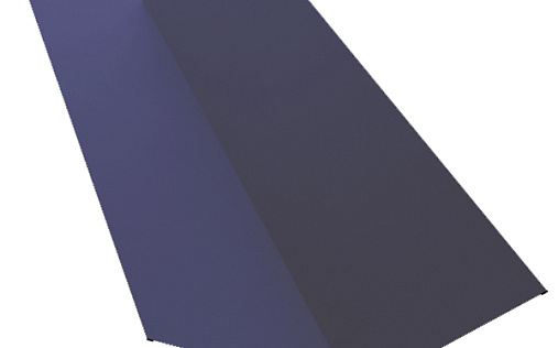 Планка верхней ендовы 115x30x115 Grand Line с покрытием Полиэстер 0,45 мм RAL 5002