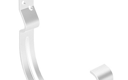 Крюк короткий полоса Grand Line 150 мм RAL 9003