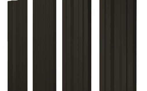 Штакетник Grand Line Twin с покрытием Полиэстер двусторонний Matt 0,4 мм RAL 9005