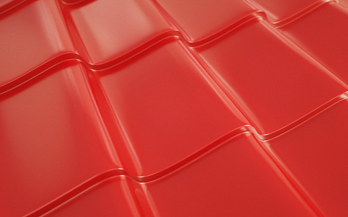 Профиль декоративный Супермонтеррей RAL 3020 с покрытием Полиэстер 0.45 мм