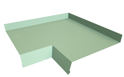 Угол отлива 200 внутренний Grand Line с покрытием Полиэстер 0,45 мм RAL 6019