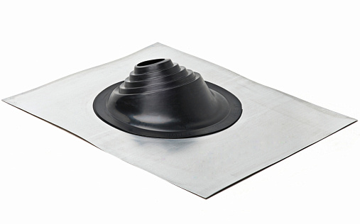 Проходка угловая Master Flash №1 диаметром 75-200 мм, 600х500 мм, чёрный, силикон