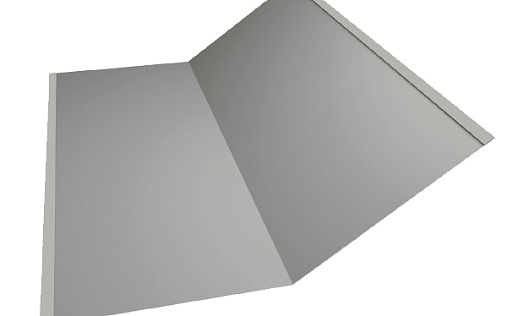 Планка нижней ендовы 300x300 Grand Line с покрытием Полиэстер 0,45 мм RAL 9006