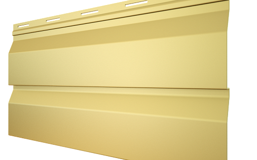 Металлический сайдинг Металл Профиль Корабельная доска RAL 1014 с покрытием Полиэстер 0.4 мм