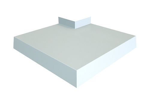 Угол отлива 200 внешний Grand Line с покрытием Полиэстер 0,45 мм RAL 9003