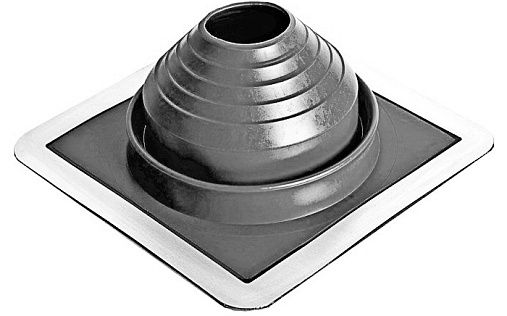 Проходка Комби Master Flash №4 диаметром 75-160 мм, 280х280 мм, серый, EPDM