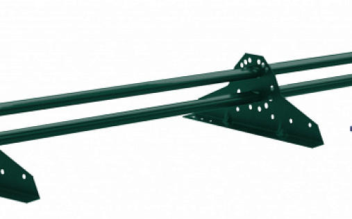 Снегозадержатель New трубчатый Grand Line RAL 6005 3м