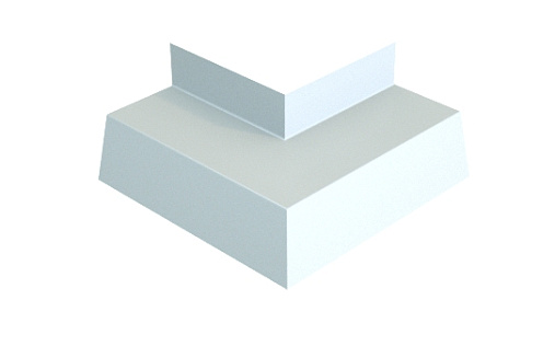 Угол отлива 50 внешний Grand Line с покрытием Полиэстер 0,45 мм RAL 9003