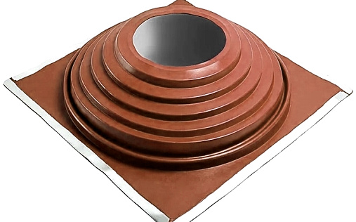 Проходка Комби Master Flash №9 диаметром 300-600 мм, 755х755 мм, терракот, EPDM