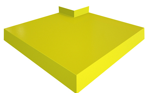 Угол отлива 250 внешний Grand Line с покрытием Полиэстер 0,45 мм RAL 1018