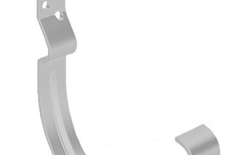 Крюк короткий полоса Grand Line 150 мм RAL 7024