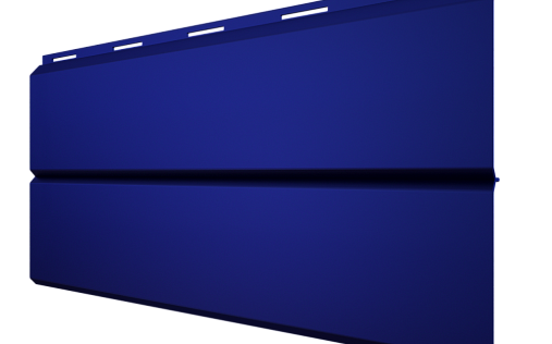 Металлический сайдинг Металл Профиль Lбрус RAL 5002 с покрытием Полиэстер 0.5 мм