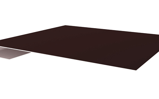 Планка завершающая Grand Line с покрытием Satin Matt TX 0,5 мм RAL 8017