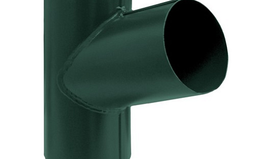 Тройник трубы Grand Line 90 мм RAL 6005