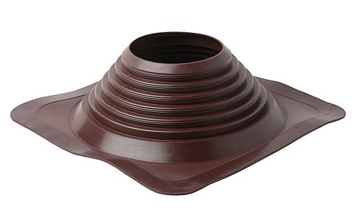 Проходка прямая Master Flash №8R диаметром 178-330 мм, 420х420 мм, коричневый, EPDM термостойкая