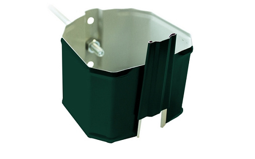 Кронштейн трубы на кирпич прямоугольный Grand Line Vortex 103x77 мм RAL 6005