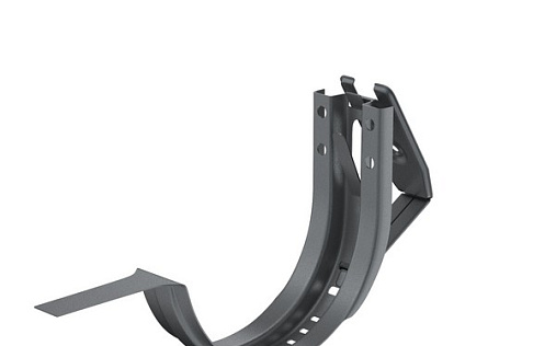 Короткий держатель желоба регулируемый Aquasystem Премиум 150 мм, Pural Matt, RR 23