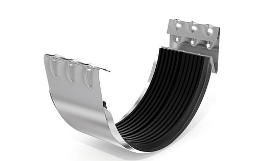 Соединитель желоба Эконом 125 мм Оцинкованный (Zn)