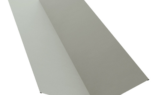 Планка верхней ендовы 115x30x115 Grand Line с покрытием Полиэстер 0,45 мм RAL 9003