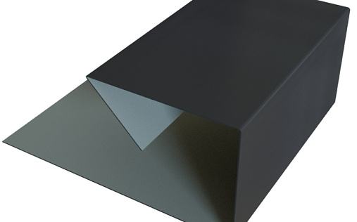 Планка П-образная завершающая сложная 20x30 Grand Line с покрытием Satin 0,5 мм RAL 7024