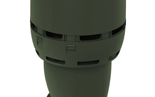 Вентиляционный выход Vilpe Flow диаметром 160/ИЗ/500 мм Зелёный