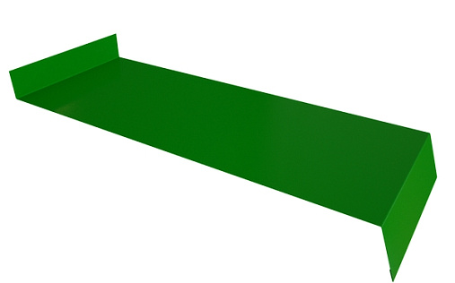 Отлив простой 250 Grand Line с покрытием Полиэстер 0,45 мм RAL 6002