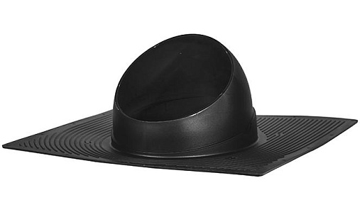 Проходной элемент Krovent Base-VT 125/150 Чёрный