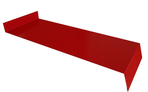 Отлив простой 250 Grand Line с покрытием Полиэстер 0,45 мм RAL 3003