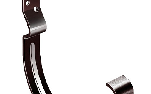 Крюк короткий полоса Grand Line 150 мм RAL 8017