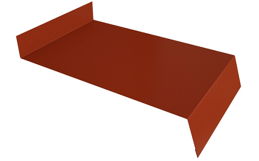 Отлив простой 150 Grand Line с покрытием Полиэстер 0,45 мм RAL 8004