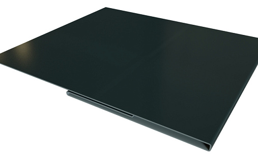 Планка финишная 48x25 Grand Line с покрытием Velur X 0,5 мм RAL 7016