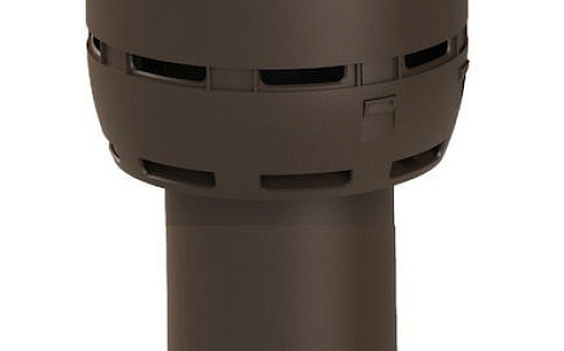 Вентиляционный выход Vilpe Flow диаметром 125/ИЗ/500 мм Коричневый