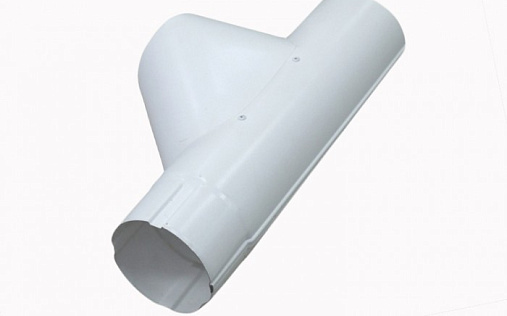 Тройник трубы Vegastyle 90 мм RAL 9003