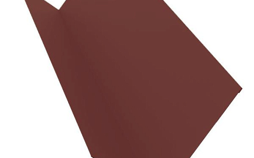 Планка примыкания 130x160 Grand Line с покрытием Полиэстер 0,7 мм RAL 3005