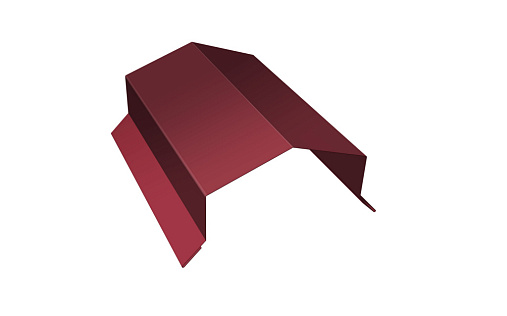 Парапетная крышка угольная 250 мм с покрытием Velur 0.5 мм