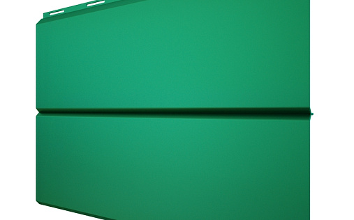 Металлический сайдинг Металл Профиль Lбрус XL Накатка RAL 5021 с покрытием Полиэстер 0.45 мм