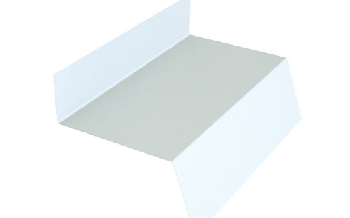 Отлив простой 50 Grand Line с покрытием Полиэстер 0,45 мм RAL 9003