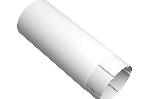 Труба металлическая круглая 146 мм Grand Line Vortex Project 2 м RAL 9003