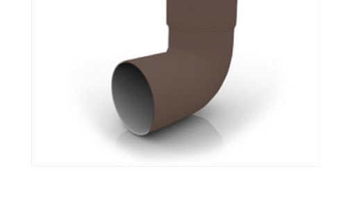 Отвод трубы 60⁰ ПВХ Ruplast 90 мм