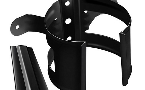 Кронштейн трубы на дерево Grand Line 90 мм RAL 9005