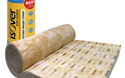 Минеральная вата Isover Тёплая крыша Стронг Твин 50 мм