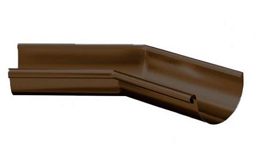 Внешний угол желоба 200 мм 135 градусов RAL 8017