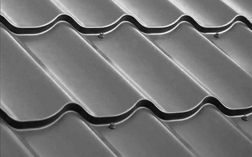 Профиль волновой Классик RAL 7004 с покрытием Полиэстер 0.45 мм