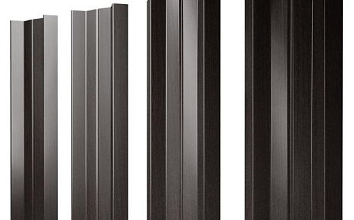 Штакетник Grand Line М-образный B с покрытием Print Elite 0,45 мм Coffee Wood TwinColor